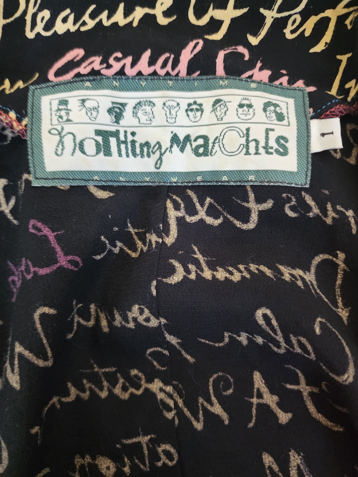 Nothing Matches Patchwork Artwear Jacket & Skirt … - image 8