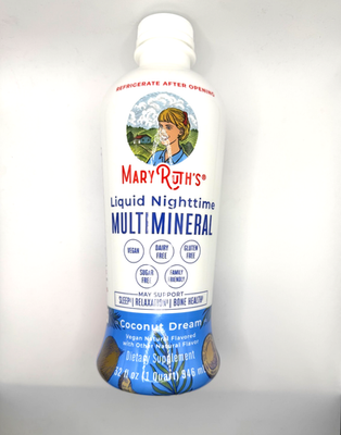 #ad Mary Ruth#x27;s Nighttime Multimineral Liquid Coconut Dream 32 Oz Exp 3 2026 $22.99