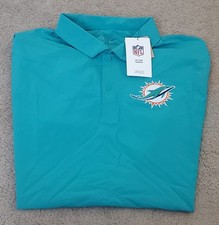 Miami Dolphins Nike Dri Fit NFL Mens Polo Shirt Size L NWT 0242