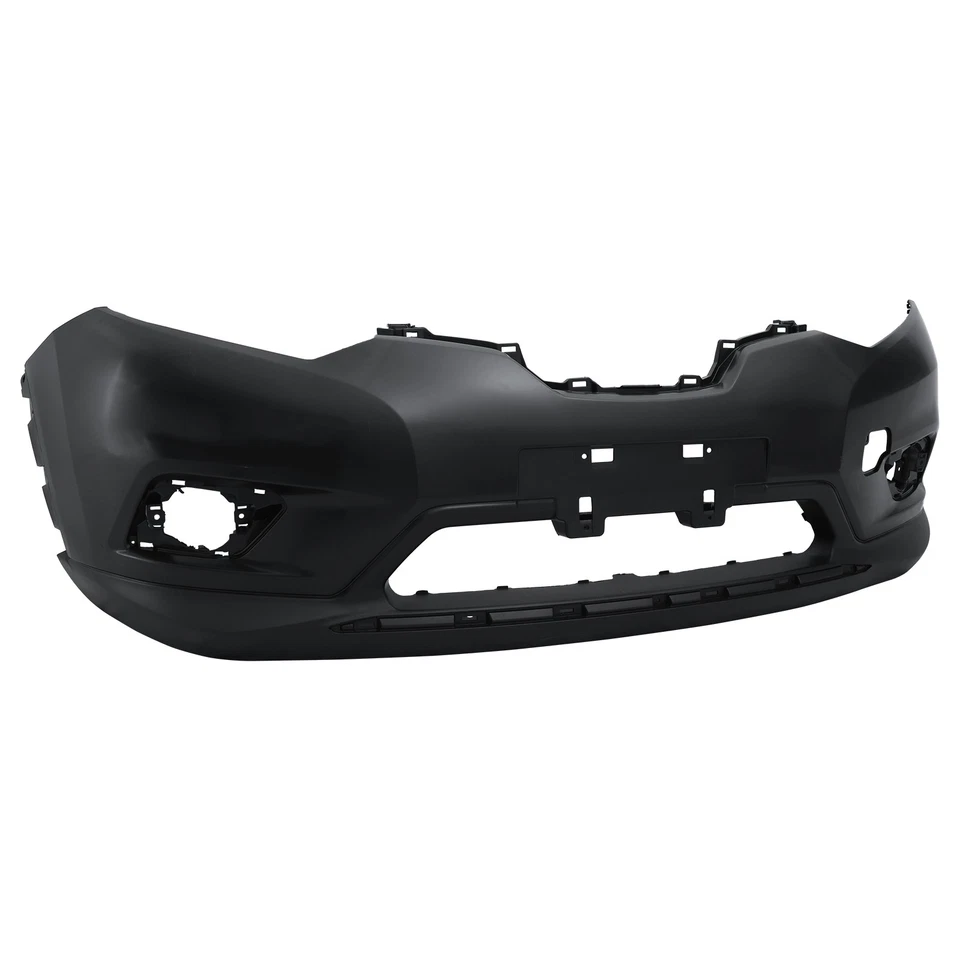 Front Bumper Cover W/Lower Grille W/Fog light for Nissan Rogue S SL SV 2014-2016 - Image 4 of 4