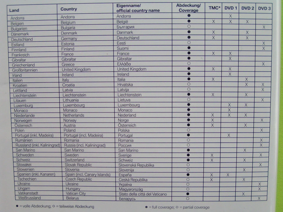 DVD NAVIGATION EUROPA 2016 BMW PROFESSIONAL E60 E61 E70 E72 E81 E84 E90 SA609 - Bild 3 von 4
