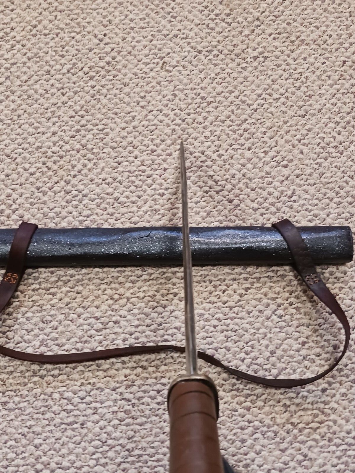 Wood Splitting Samurai Sword (Sort Of Like Viking Wood Splitter) eBay