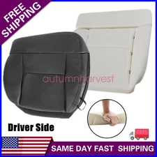 Driver Bottom Replacement Leather Seat Cover & Foam Pad Fits 2004-2008 Ford F150