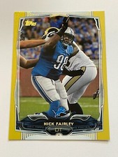 2014 Topps Football Gold Parallel #/2014 - Nick Fairley - Detroit Lions