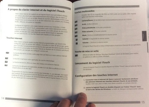 Logitech Internet Keyboard Guide 1999 manual usado fabricante de equipos originales - Imagen 11 de 12