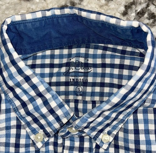 Lot 3 J.Crew Shirts Mens S Multi Button Down Slim Fit Casual Career Checks Solid - Picture 12 of 20