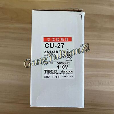 1PC For TECO CU-27 110V Contactor In Box NEW