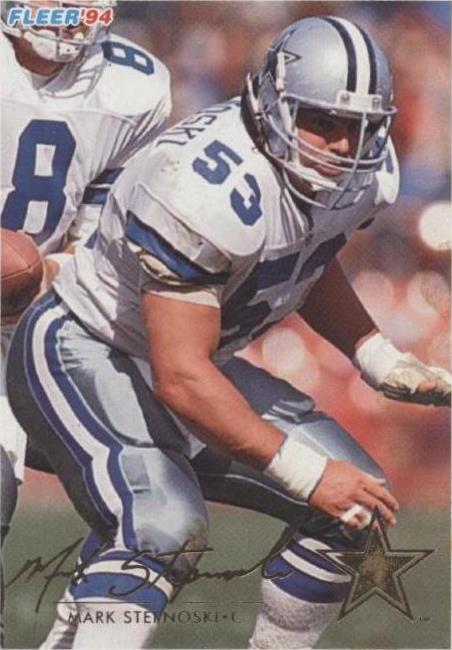 1994 Fleer Mark Stepnoski #123 - 1 of 2