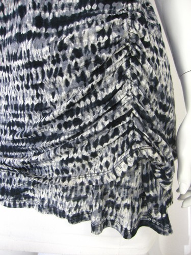 Proenza Schouler sleeveless Blouse Top Size M Medium 100% Cotton Gray/blue - Picture 2 of 11