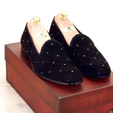  NIB  380 MEZLAN Talo 7.5 M Tuxedo Black Suede new Trees Mezlan Flannel Bags