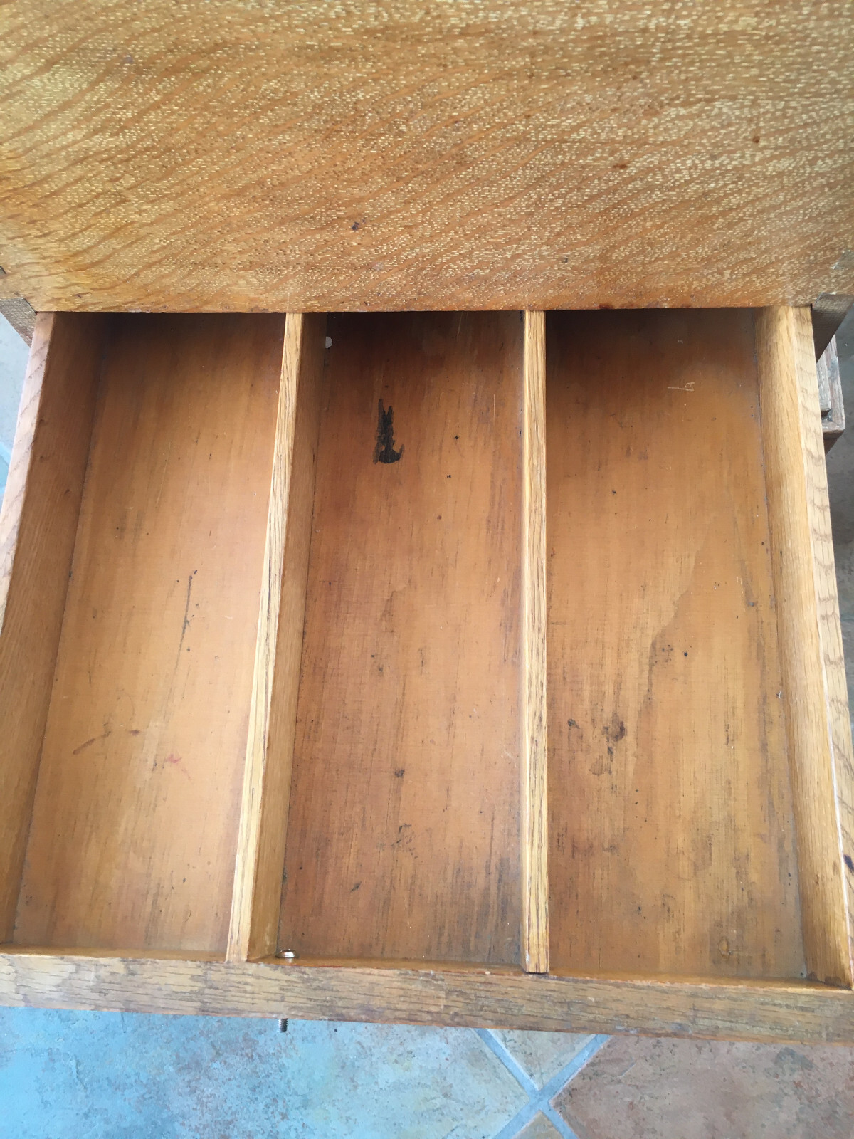 Vintage Wooden Sewing Box On Legs. eBay