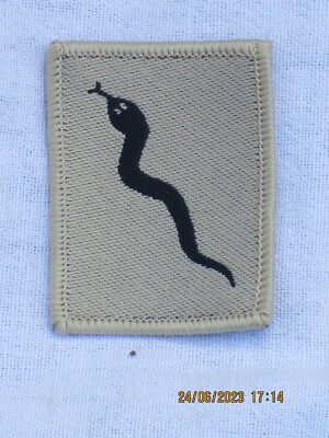 101 Logistic Brigade , Patch , TRF,khaki ,Abzeichen, Black Adder,Gr. 38x50mm