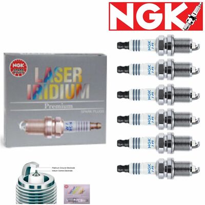 6 Pack Spark Plugs NGK Laser Iridium 5887 IZFR5G 5887 IZFR5G Tune Up nx