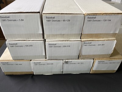 1981 Donruss - Baseball Cards - #1-200 - Complete Your Set - You U Pick