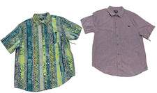 60 Billabong Sunday's Shirt NWT Sz M or L Color Choice Button Down Men's