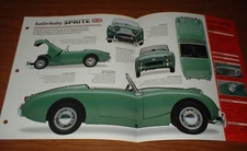 1958 Austin-Healey Sprite MK I Original Imp Brochure 58 MK1 MKI Info Specs