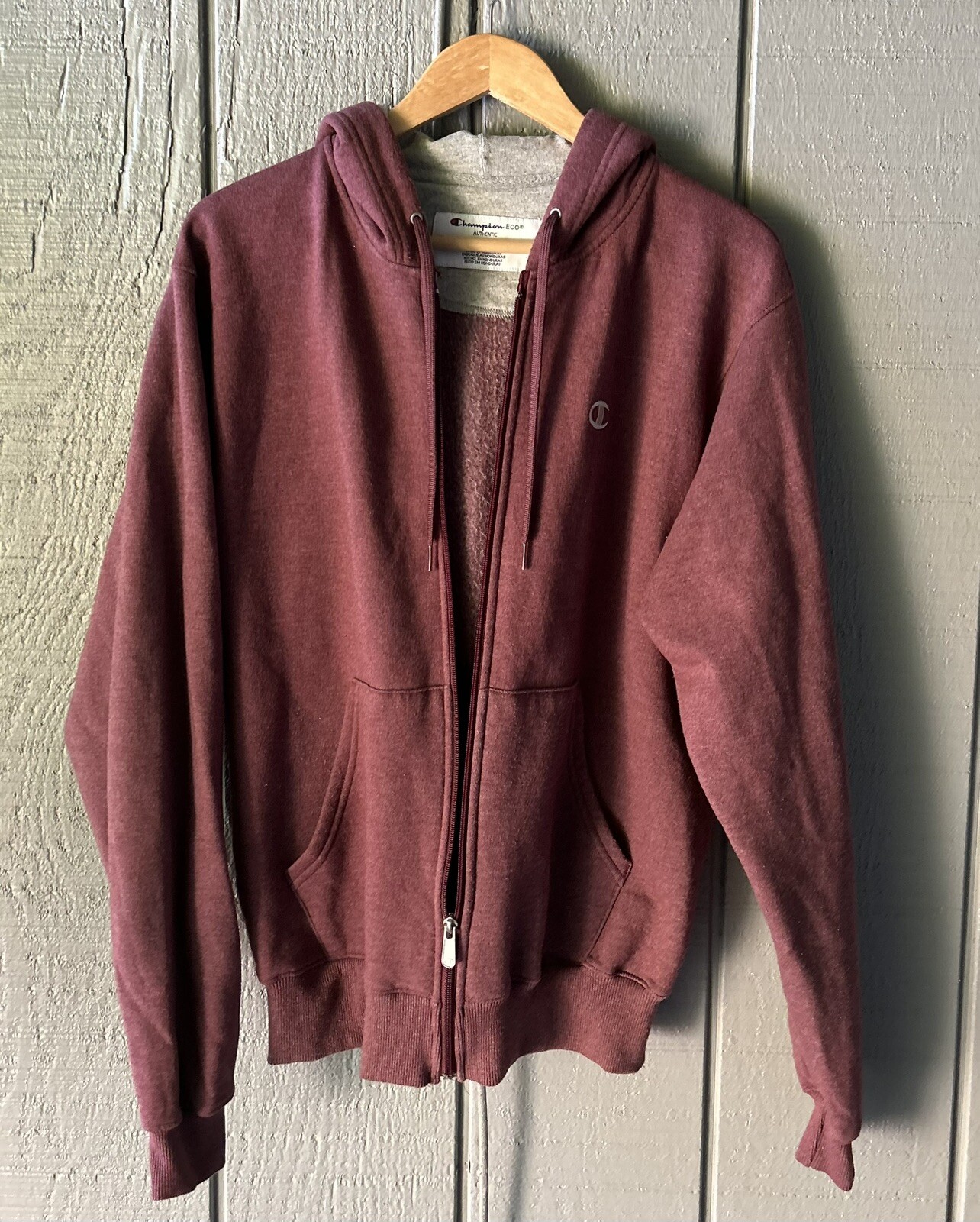 CHAMPION [RN15763] MEN'S MAROON PULLOVER HOODIE SIZE Small eBay