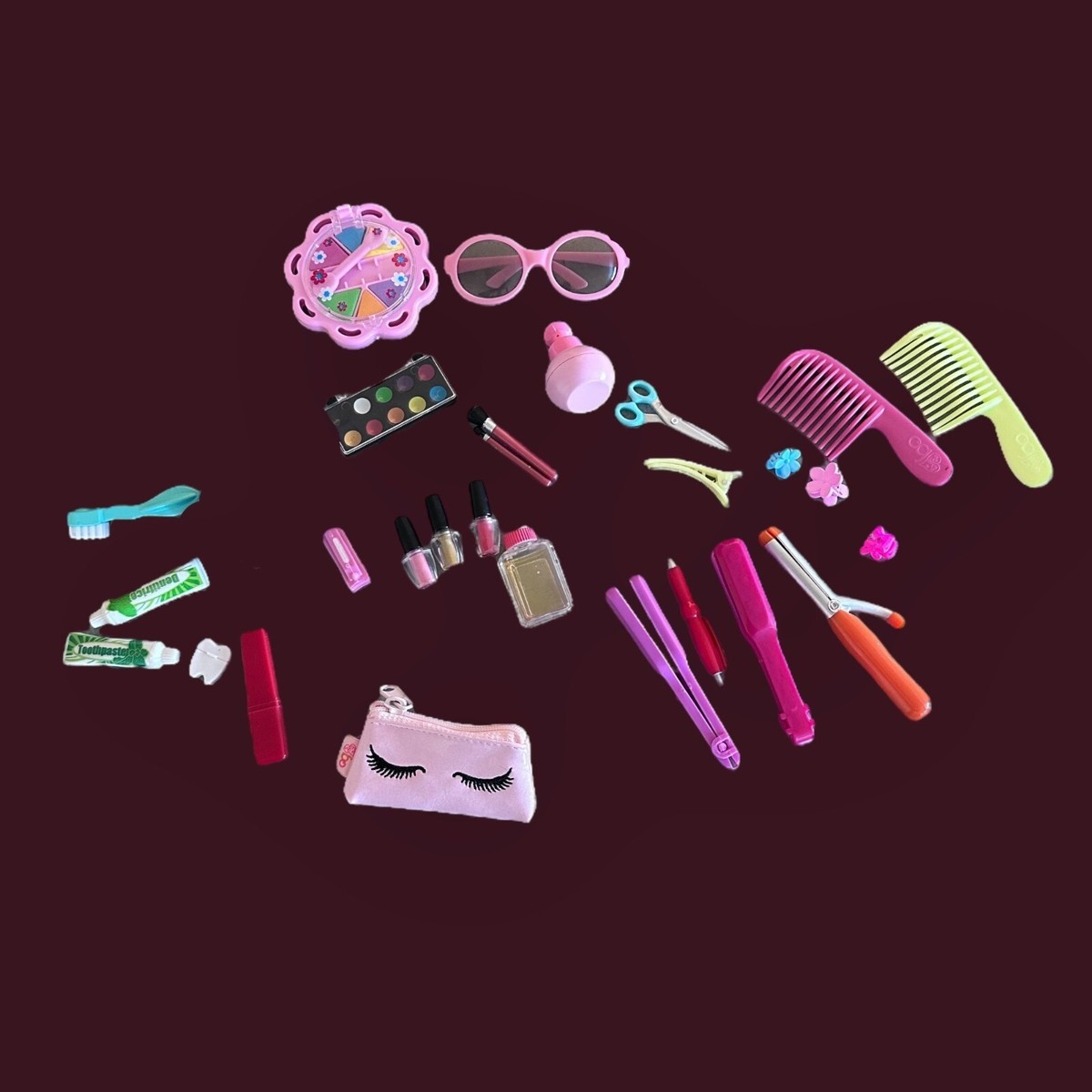 18 Inch Doll Furniture Our Generation Salon On Wheels Foldable