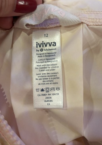 Ivivva by lululemon lightweight windbreaker jacket Size 12 - Picture 13 of 13