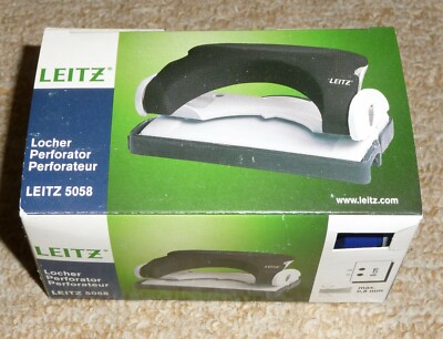 LEITZ Locher 5058 blau MADE IN GERMANY Neu & OVP!!