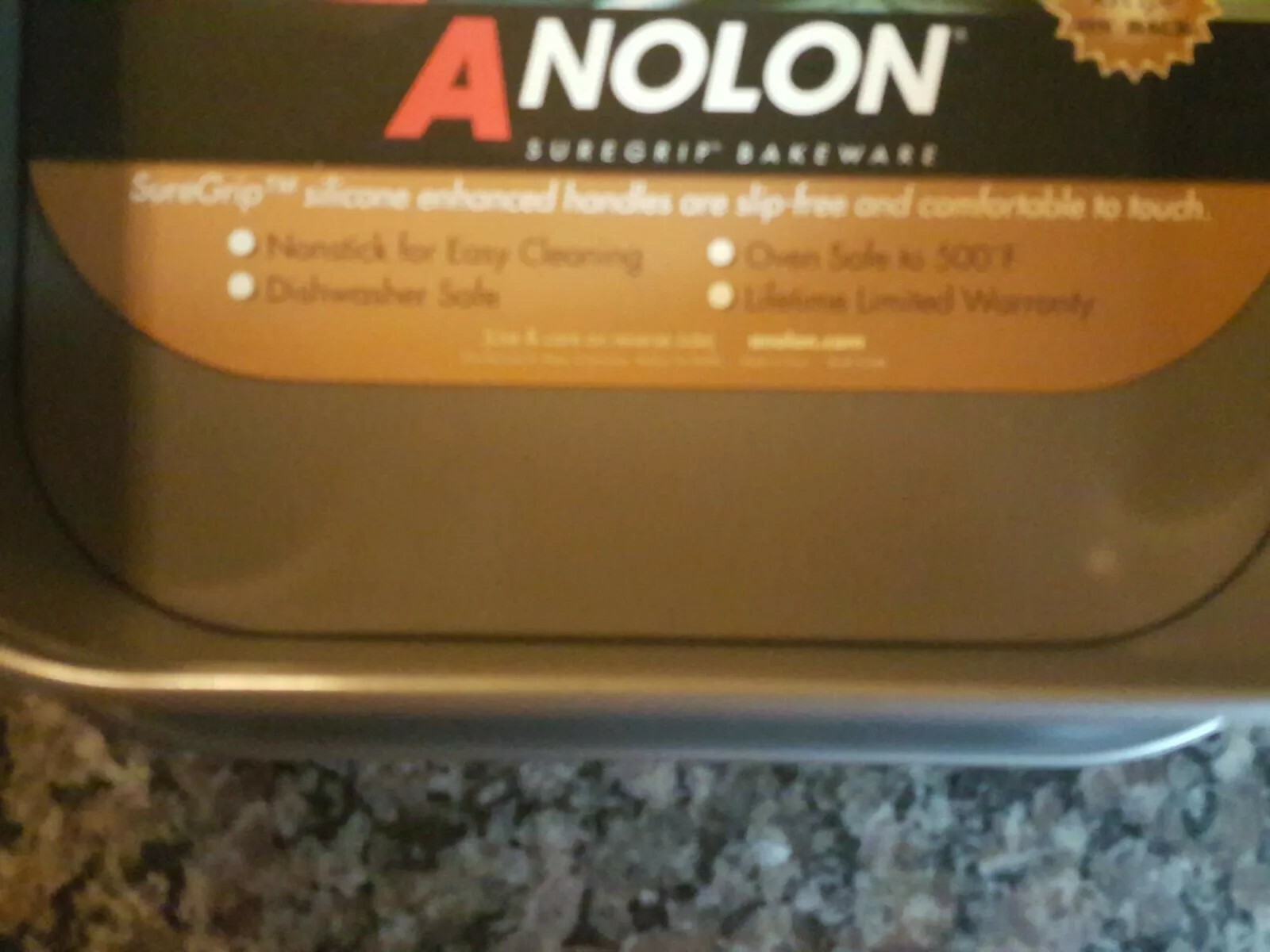 Anolon Suregrip Bakeware 9" Square Spring Form Pan new w/tag safe to