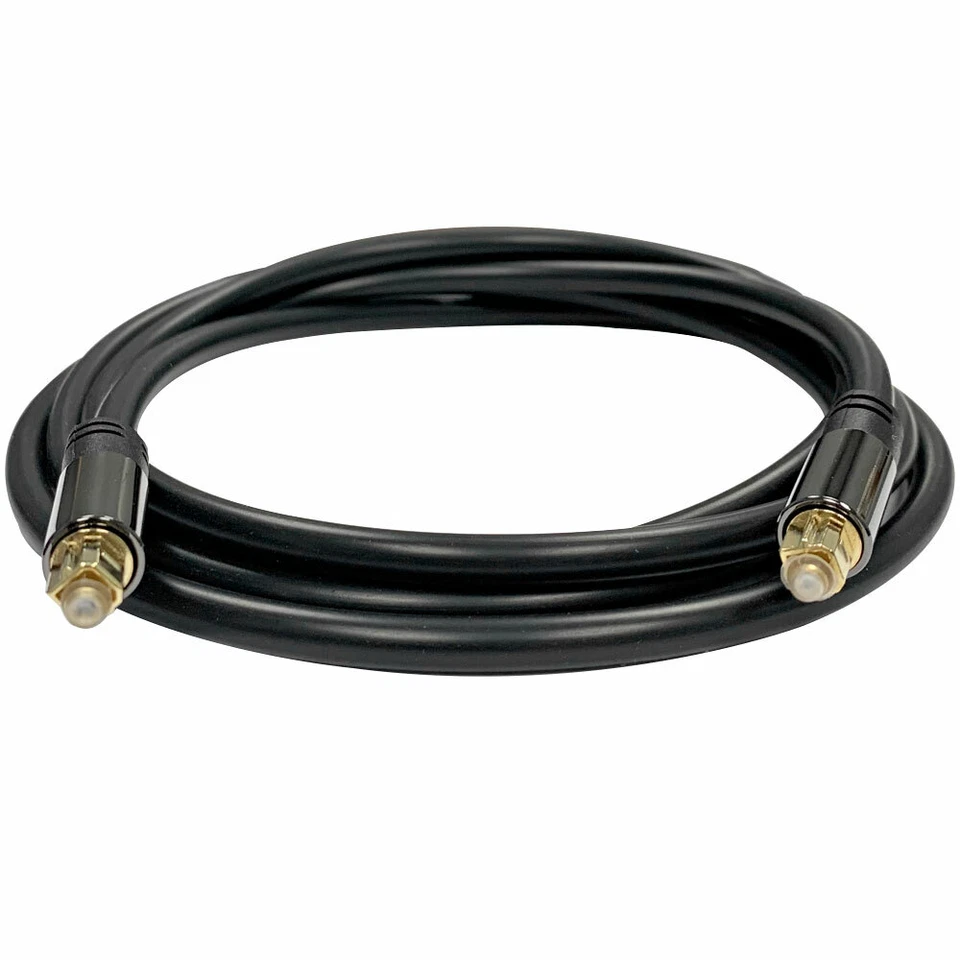 6 Ft Optical Digital Audio Fiber Optic Toslink Male Cable for Gaming & HD Audio - Image 3 of 3