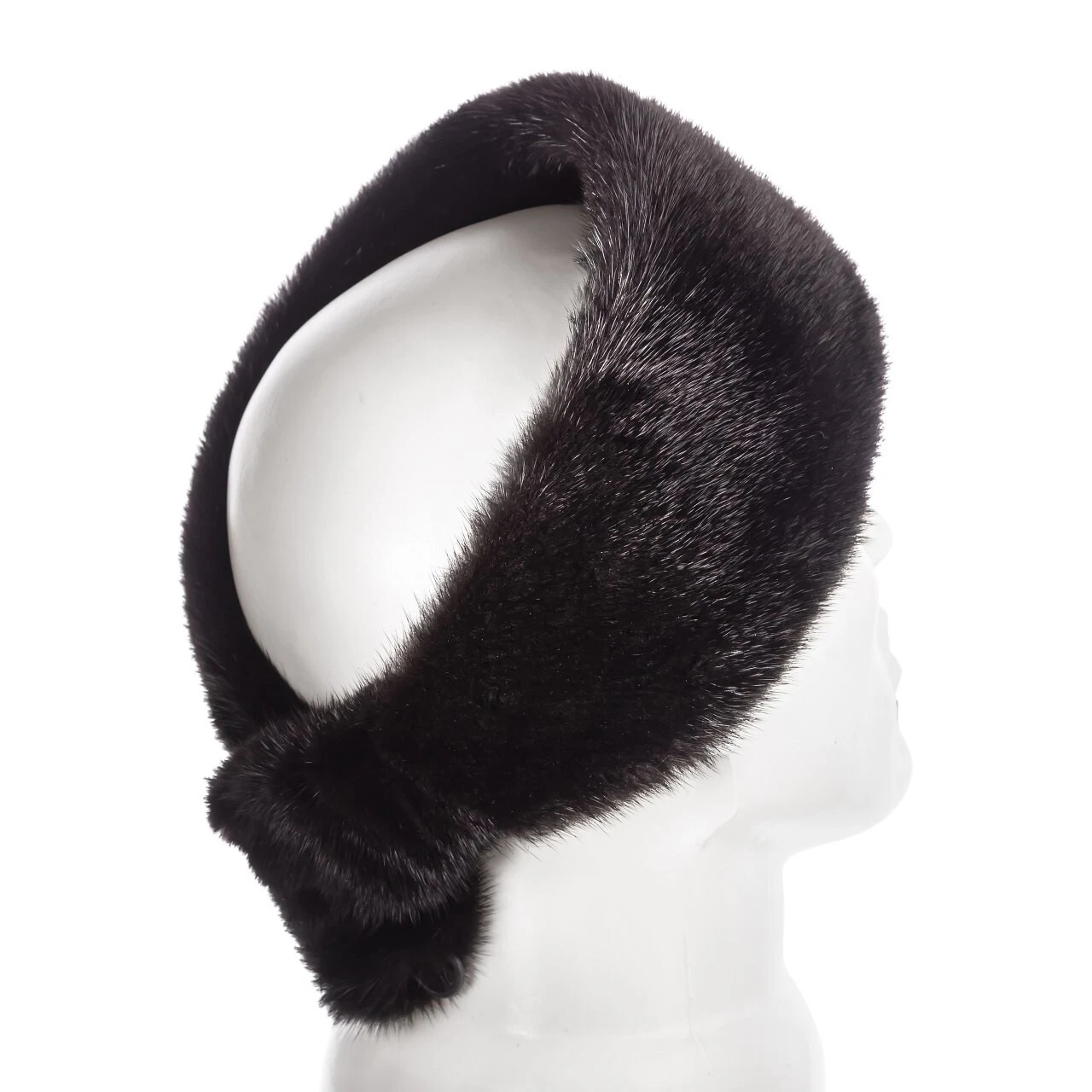 Vintage Woman's Handmade Warm Real Mink Headband