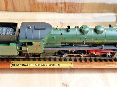 Locomotive à Vapeur Rivarossi 231 - Échelle HO, Analogique, éclairage Avant, Occasion