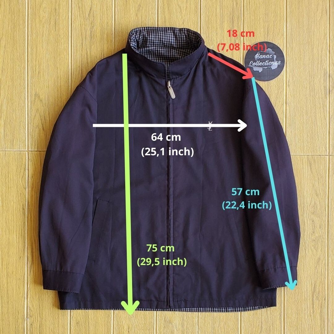 Giacca reversibile con cappuccio Yves Saint Laurent YSL