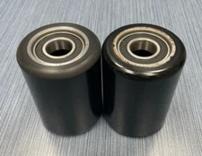 Lot of 2 x Millennium Pallet Truck Lift Stacker Load Wheels 83x111x25mm