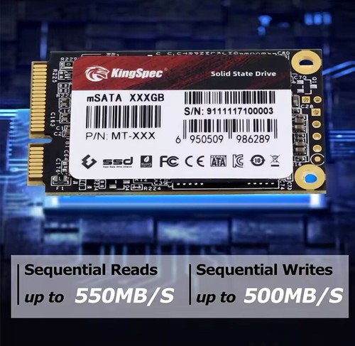 mSATA SSD 512GB 256gb Internal Solid State Hard Drive SATA3 Laptop Game Console - Picture 3 of 6