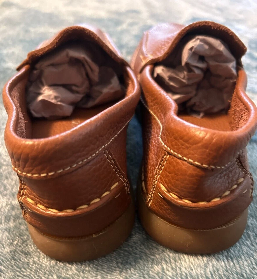 No Sox by Deer Stags cuero marrón para mujer Aloha 7M Foto 2 de 4