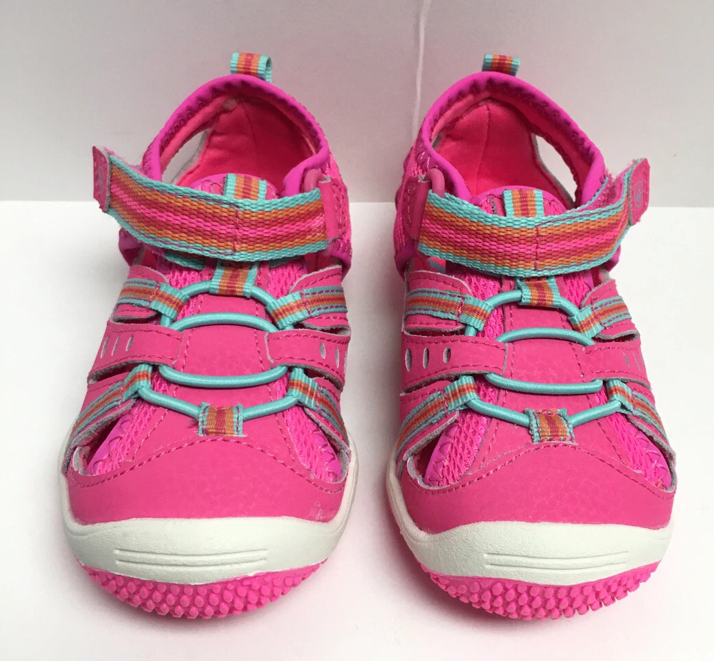 Stride Rite Baby Petra Pink Multi Toddler Girl Sz 6 W Athletic