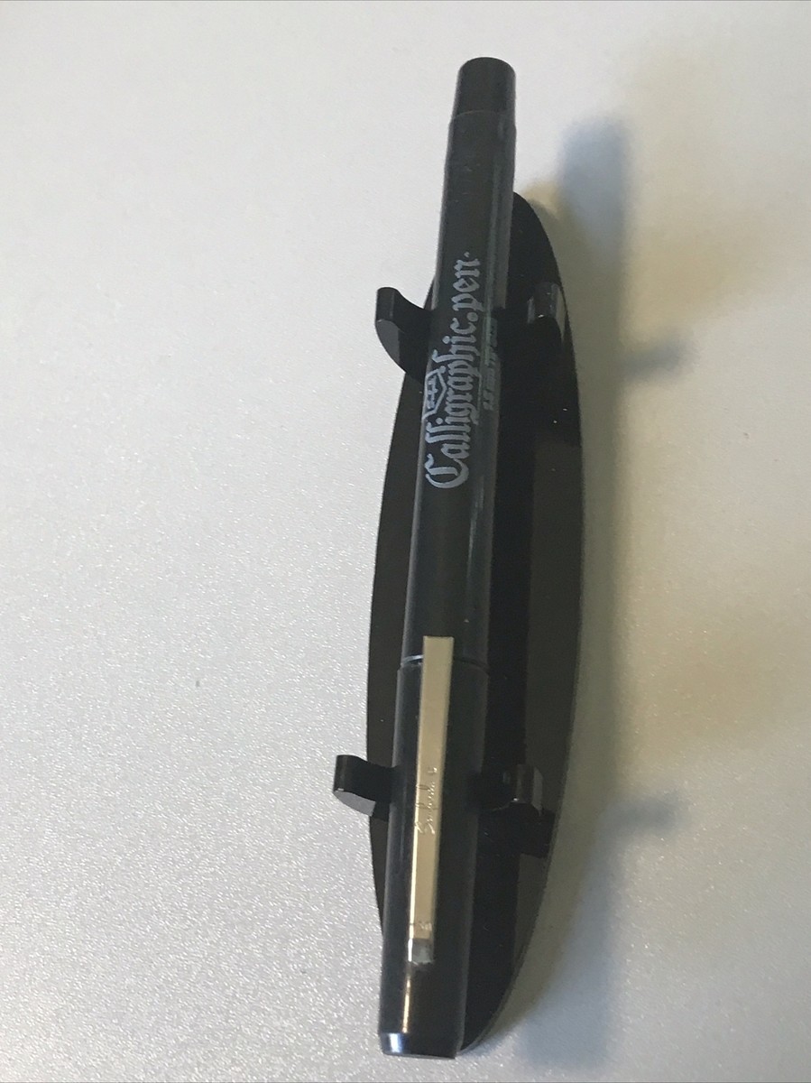 3) Vintage Sanford's Calligraphy Pens Red Black Brown