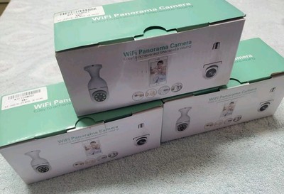 Lot of 3 JXLCAM Wifi Panorama Camera Real Time Remote Viewing New In Box Openbox