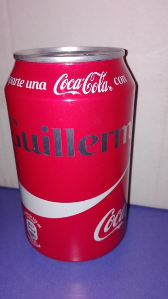 COCA COLA GUILLERMO VACIA AÑO 2016 (ESPAÑA)(REF 8,31,46¡,377,395,405,419,421,426