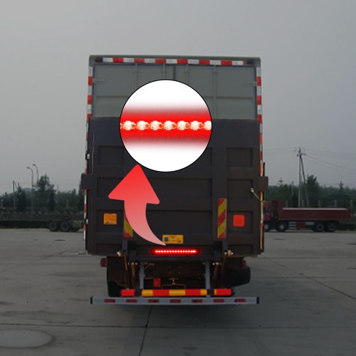 15 LED Car Tail Third Red Brake Stop Light Reversing Lights Strip Bar Warning - Foto 7 di 9