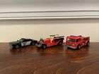Vintage Hot Wheels Lot Of Rescue Vehicles~ Old Number 5, Sheriff, Etc.