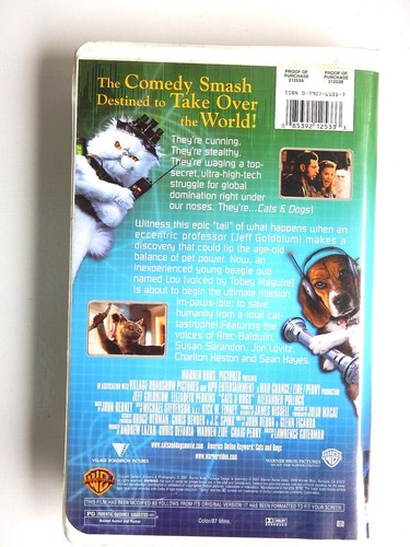 Cats & Dogs (Things Are Gonna Get Hairy) (VHS) Movie (2001) - Picture 2 of 3