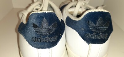 8.5 ADIDAS ORIGINAL SUPERSTAR W "VELVET" AC7163 CLOUD WHITE/COLLEGIATE NAVY  BLUE | eBay