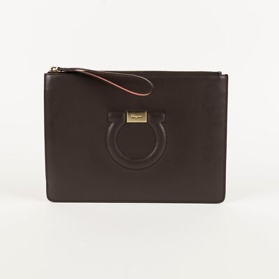 【SALVATORE FERRAGAMO】CLUTCH Salvatore Ferragamo 22 D299 Gancini Clutch 92562506 | eBay