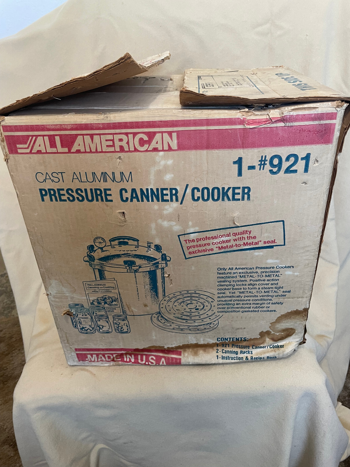 All American Pressure Cooker Canner for Home Canning 21.5 quarts Model 921