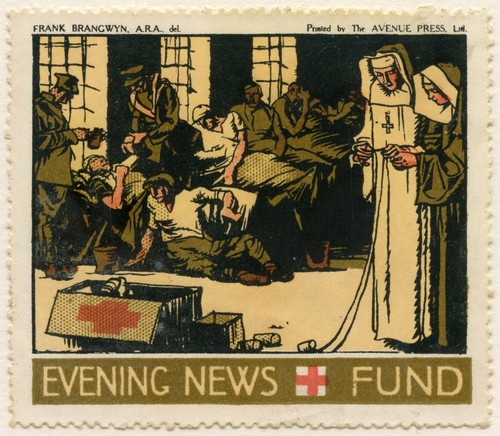 WAR FUND + RED CROSS CHARITY LABELS CINDERELLA etc..WW1 + WW2.. PRICED SINGLY - 第 15/54 張圖片