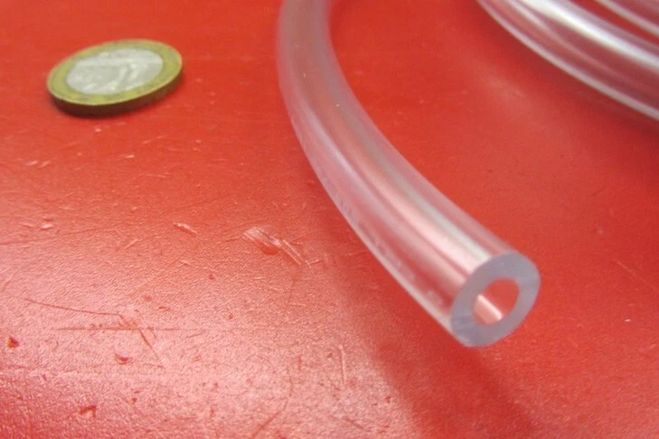 PVC Tubing, Clear, 3/8" OD x 3/16" ID x 3/32" Wall x 100 Foot Coil - Image 2 of 4
