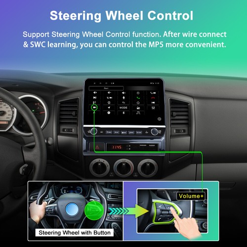 10.1" For Toyota Tacoma 2005-2013 Android 13 Car Radio Stereo GPS WIFI Carplay - Picture 7 of 13