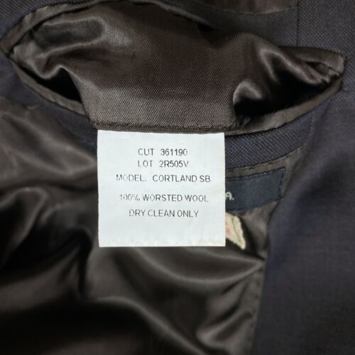 Blazer John Varvatos uomo 42 lungo marrone lana cappotto sportivo due bottoni giacca casual - Foto 9 di 16