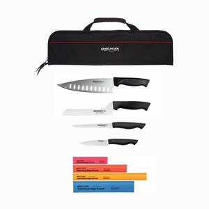 9pc. Chef Knife Set Knife Carry bag knife edge guards Prodigy Series Ergo Chef