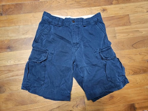 Polo Ralph Lauren Classic Chino Cargo Shorts Blue Mens Size 32