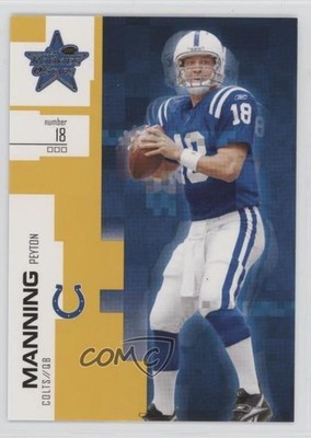 2007 Leaf Rookies & Stars Gold 332/349 Peyton Manning #80 HOF 09ai