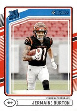 Jermaine Burton 2024 Donruss #368 RC Cincinnati Bengals